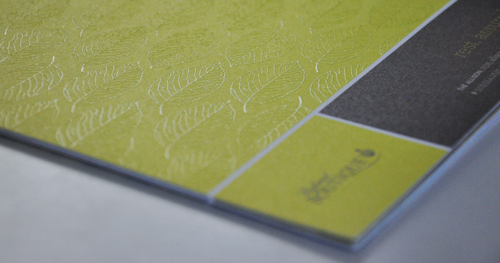 The Allison Thermography Pattern The Allison Brochure Pattern