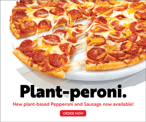Papa Murphy’s plant‑based pepperoni and sausage email campaign layouts, created by Priscilla Creative, a Portland, Oregon design agency.
