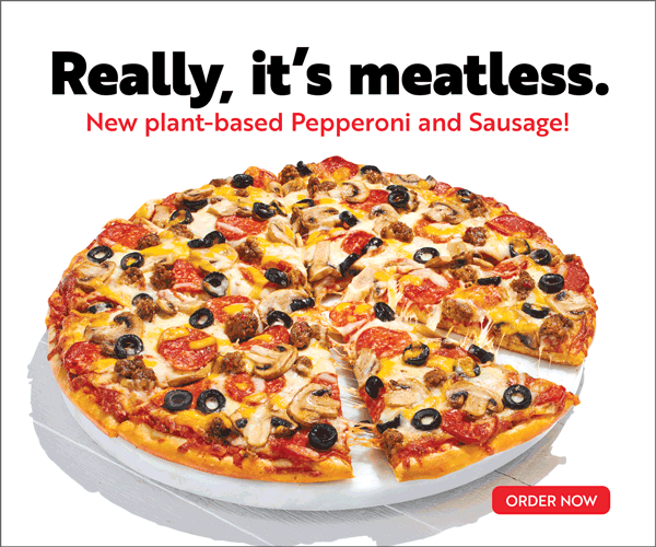 Papa Murphy’s plant‑based pepperoni and sausage email campaign layouts, created by Priscilla Creative, a Portland, Oregon design agency.