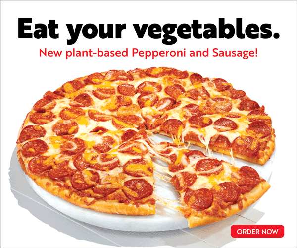 Papa Murphy’s plant‑based pepperoni and sausage email campaign layouts, created by Priscilla Creative, a Portland, Oregon design agency.