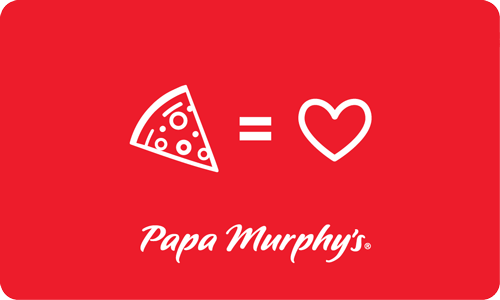 Papa Murphy’s gift card and packaging design set, created by Priscilla Creative, a Portland, Oregon design agency.