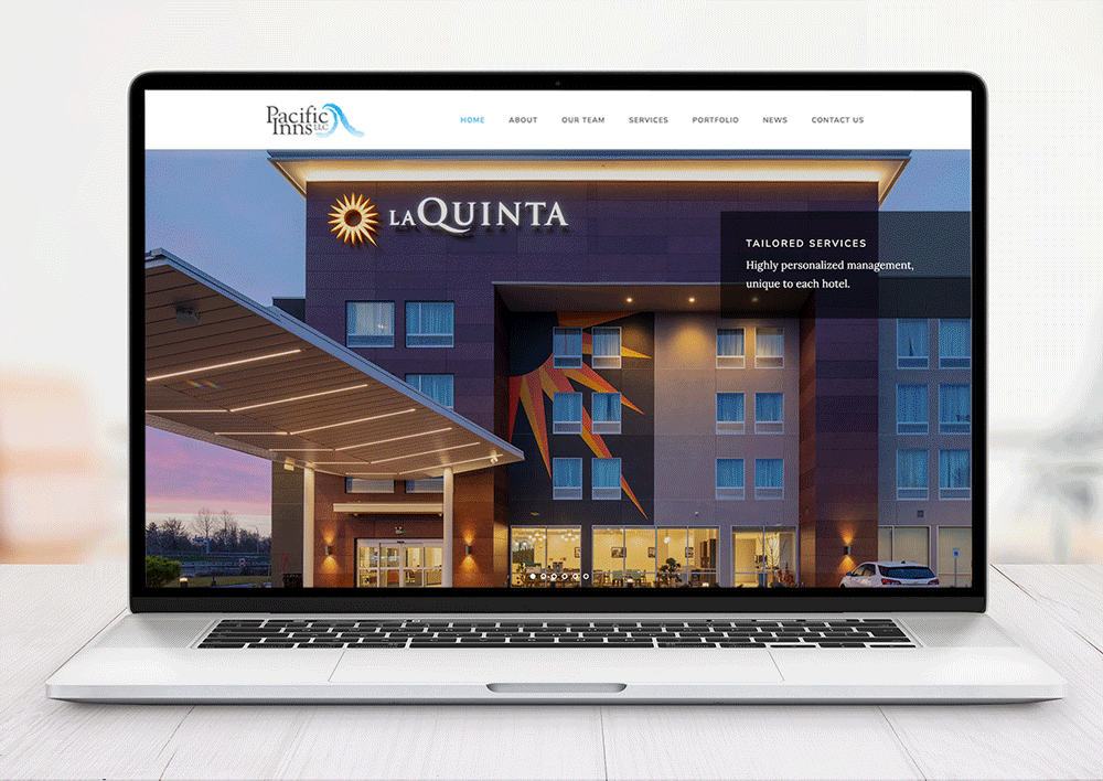 Pacific Inns Website Design Priscilla Creative Portland Oregon Hospitality Writing Maintenance Management Seo 1