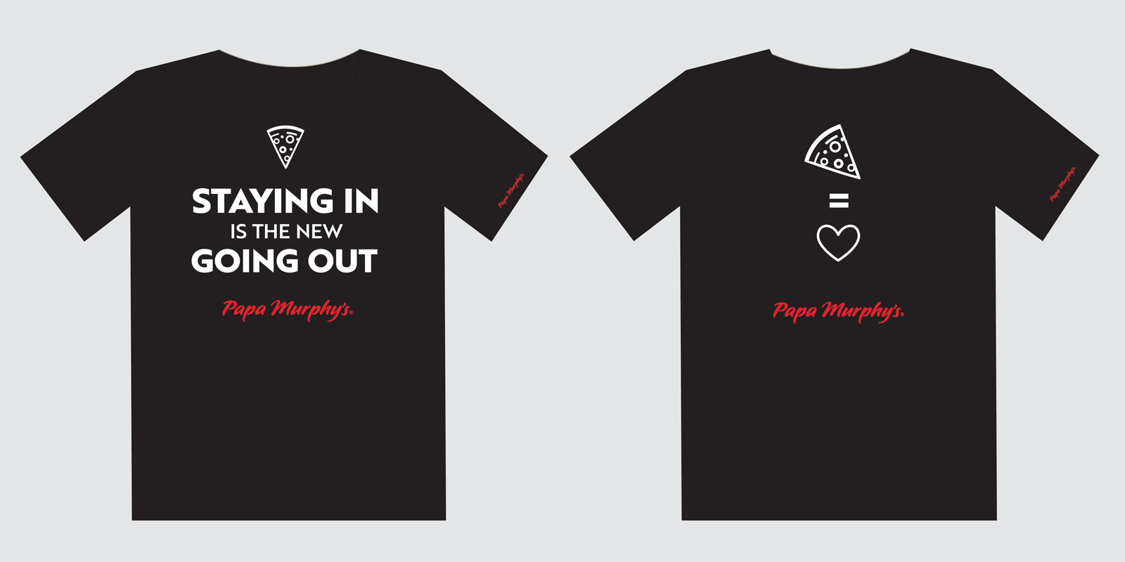 Papa Murphy’s employee shirt design set, created by Priscilla Creative, a Portland, Oregon design agency.