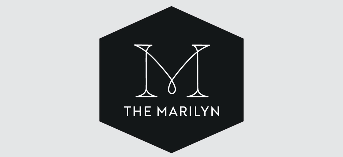 The Marilyn branding. Logo and naming design created by Priscilla Creative a Portland, Oregon design agency.